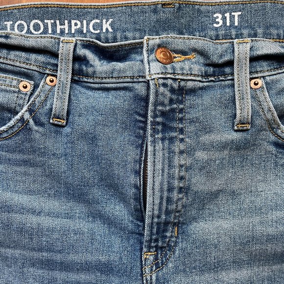 J. Crew 31T Tall Light Denim Skinny Jeans - Picture 2 of 6